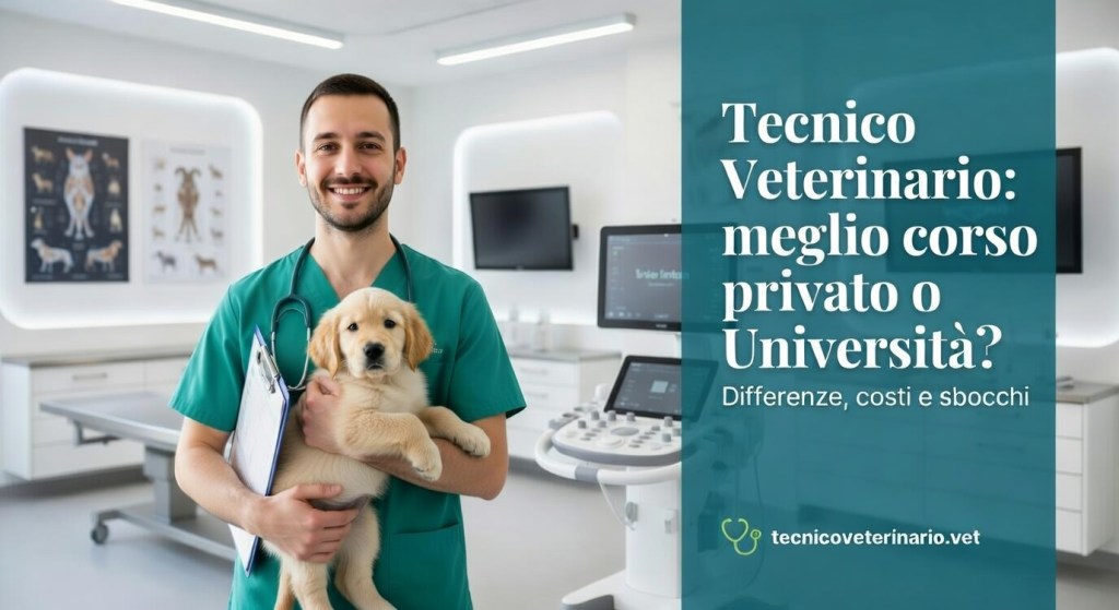 Tecnico Veterinario: meglio un corso privato o l’Università? Differenze, costi e sbocchi lavorativi